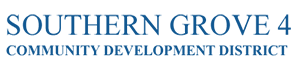 Southern Grove Community Development District 4 Logo